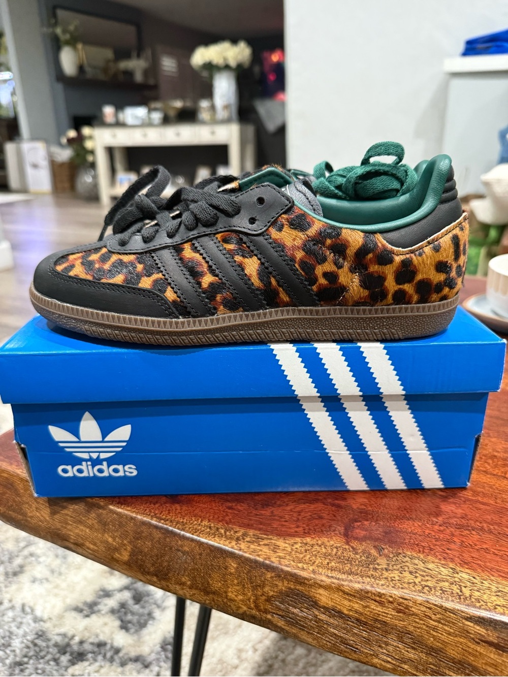 adidas Samba OG
Black Green Leopard (Women's) - Picture 5 of 7